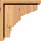 Ekena Millwork Monterey Smooth Corbel w/Backplate, Western Red Cedar, 5 1/2"W x 12"D x 12"H COR06X12X12MON01SWR - alternate 3